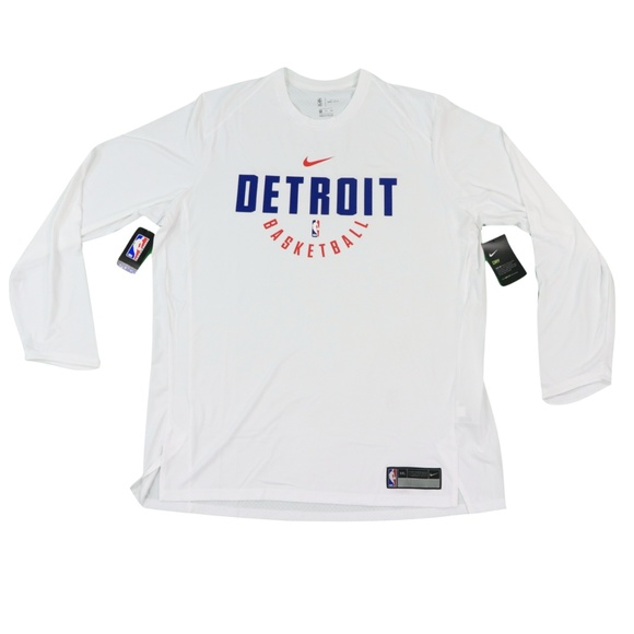 New Nike NBA Detroit Pistons Team Issued Shirt